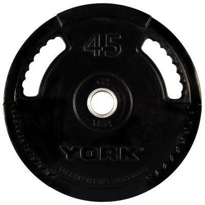 York G2 Thin Line Rubber Olympic Plates Weights York Barbell