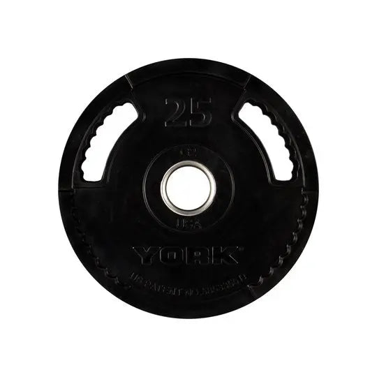 York G2 Thin Line Rubber Olympic Plates Weights York Barbell