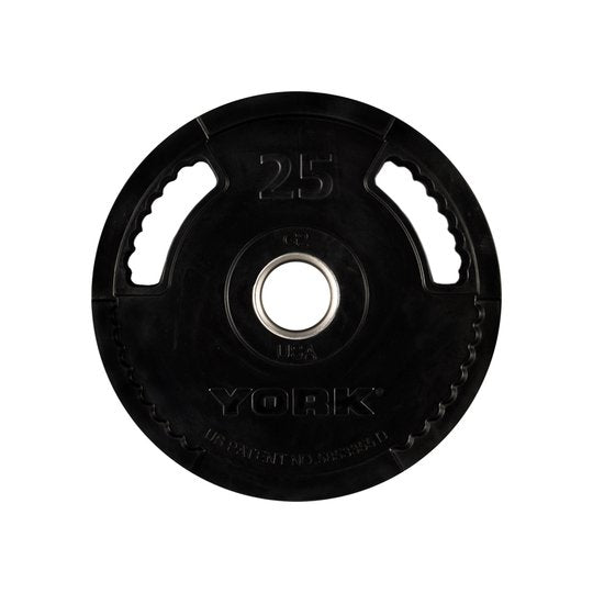 York G2 Thin Line Rubber Olympic Plates Weights York Barbell