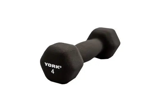 York Hex Neoprene Dumbbell Weights York Barbell 4LB