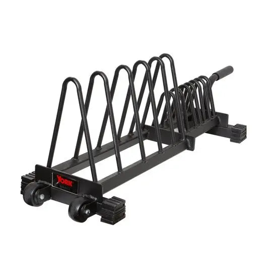 York Horizontal Weight Plate Rack - Half Set Storage York Barbell