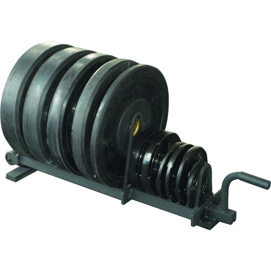 York Horizontal Weight Plate Rack - Half Set Storage York Barbell