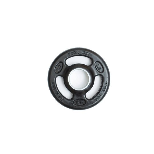 York ISO Grip Rubber Encased Olympic Plates Weights York Barbell