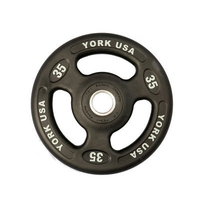 York ISO Grip Urethane Encased Olympic Plates Weights York Barbell   