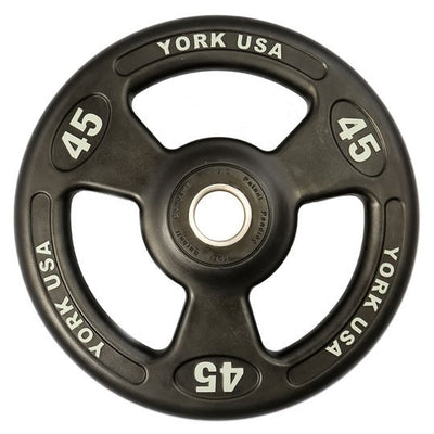 York ISO Grip Urethane Encased Olympic Plates Weights York Barbell