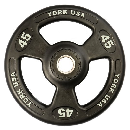 York ISO Grip Urethane Encased Olympic Plates Weights York Barbell