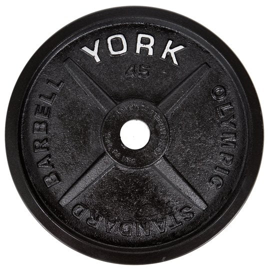 York Legacy Precision Milled Olympic Plates Weights York Barbell