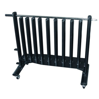 York Neo-Hex Fitbell Rack with security bar Storage York Barbell   
