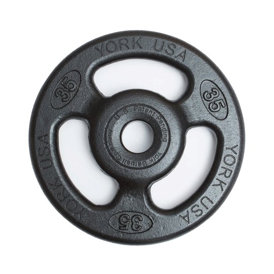 York Olympic ISO Grip Plate Weights York Barbell   