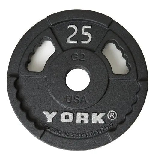 York Olympic Plates - G2 Cast Weights York Barbell