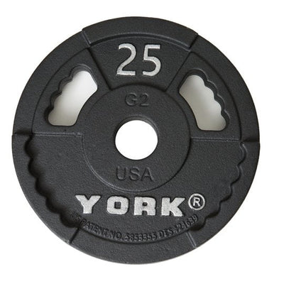 York Olympic Plates - G2 Cast Weights York Barbell
