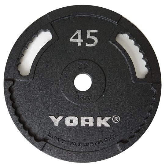York Olympic Plates - G2 Cast Weights York Barbell