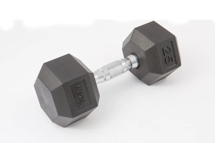 York Pro Rubber Hex Dumbbell Weights York Barbell