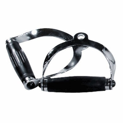 York Pro Style Deluxe Stirrup Chrome Handle Strength York Barbell
