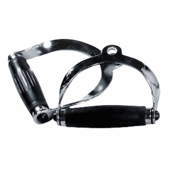 York Pro Style Deluxe Stirrup Chrome Handle Strength York Barbell