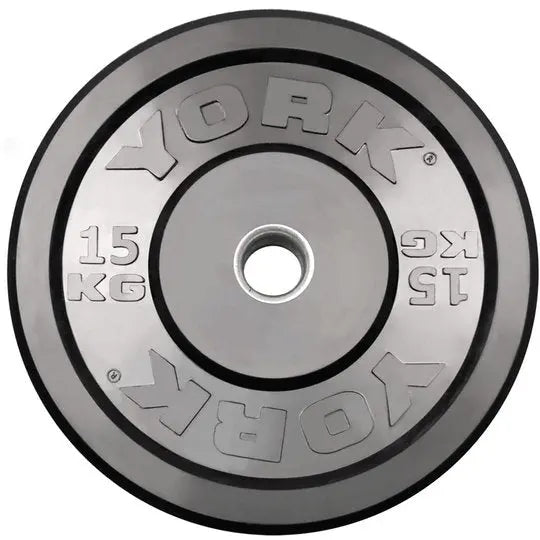York Solid Rubber Training Bumper Plates Weights York Barbell