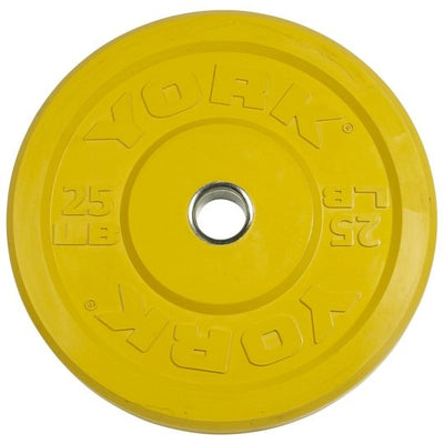 York Solid Rubber Training Bumper Plates Imperial (LB) Weights York Barbell
