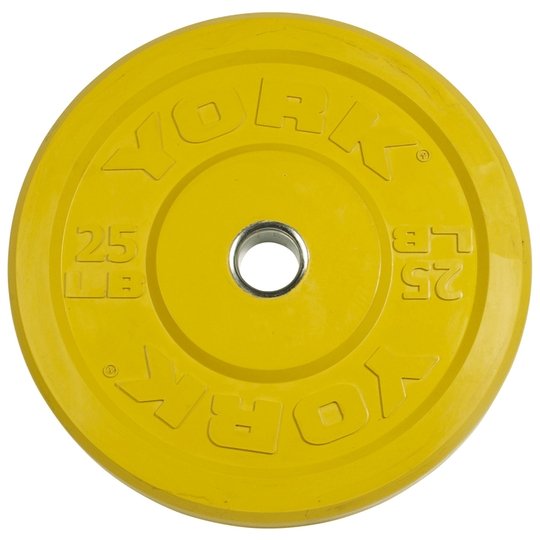 York Solid Rubber Training Bumper Plates Imperial (LB) Weights York Barbell