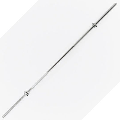 York  Spin Lock Solid Steel Bar w/ Collars - 5ft Strength & Conditioning York Barbell   
