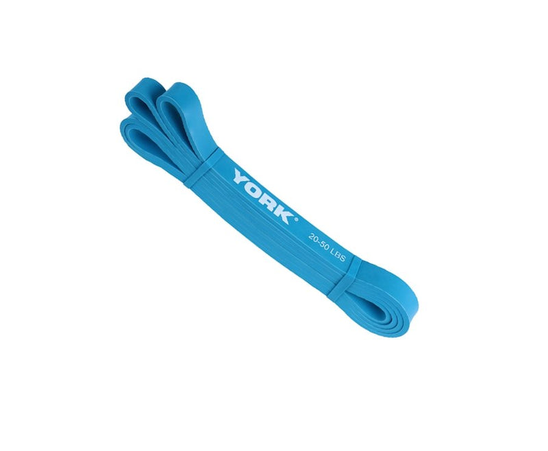 York Strength Bands Fitness Accessories York Barbell Light Blue 20-50 lbs
