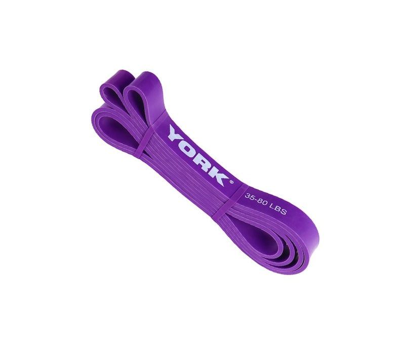 York Strength Bands Fitness Accessories York Barbell Purple 35-80 lbs