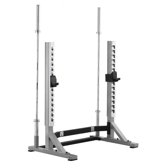 York STS Collegiate Rack - Silver Strength York Barbell