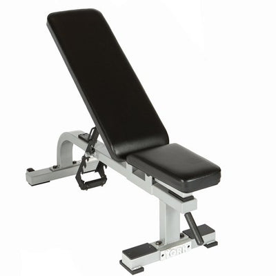 York STS Flat-to-Incline Bench - Silver Strength York Barbell   