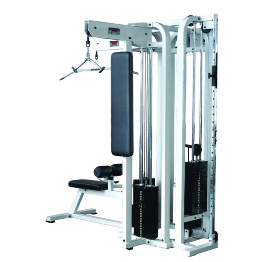 York STS Tricep Station - White Strength York Barbell   