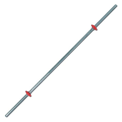 York Tubular Spin Lock Barbell w/ Red Collars - 5 1/2ft Strength & Conditioning York Barbell   